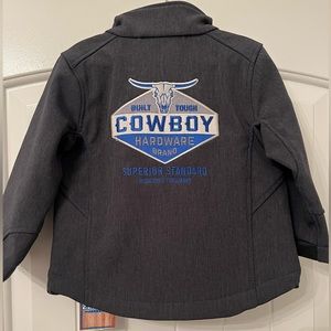 Awesome! HARD TO FIND! NWT “COWBOY HARDWARE” Built Tough Toddler Jacket 3T